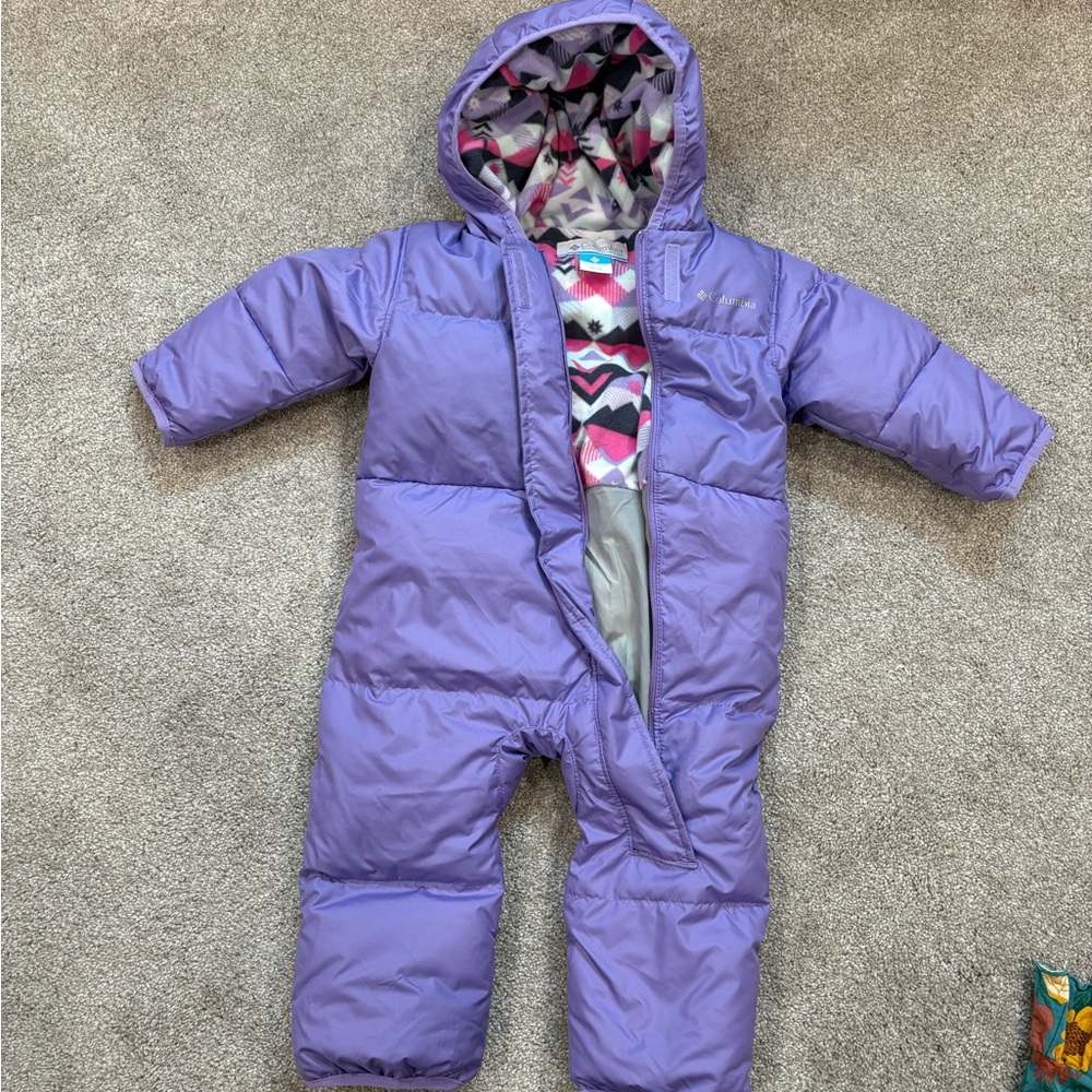 Columbia Pink and Purple Snowsuit